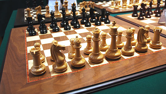 Staunton Elegance Set on an Imperial Board